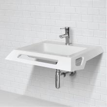 Decolav 1833-SSA - Lexine Solid Surface Ada Compliant Wall-Mount Lavatory