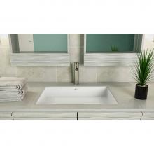 Decolav 1839-24-SSA - Solid Surface Rectangular Undermount Lavatory