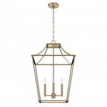 Hunter 19874 - Hunter Laurel Ridge Alturas Gold 4 Light Large Pendant Ceiling Light Fixture