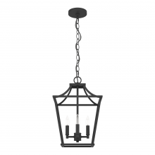 Hunter 19065 - Hunter Laurel Ridge Natural Black Iron 4 Light Small Pendant Ceiling Light Fixture