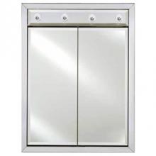 Afina Corporation DD/LC2434RSOHFC - Dd/Lc 24X34 Recessed Soho Fluted Chrome