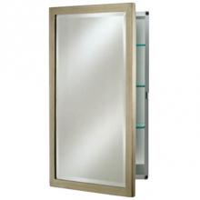 Afina Corporation SD1622RBSXBS - Single Door 16X22 Recessed Basix Brushed Silver