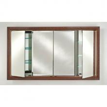 Afina Corporation FD6336RSOHSB - Four Door 63X36 Recessed Soho Satin Brass