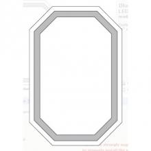 Afina Corporation IL-2436-OC - 24X36 Led Octagon Backlit Mirror