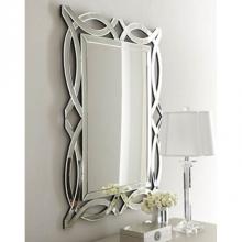 Afina Corporation ML-3242-S - 32X42 Modern Luxe Decortive Mirror Scallop Contemporary