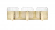 Millennium 26003-VB - Rimini 3-Light Vanity Vintage Brass