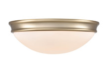 Millennium 5225-MG - 3-Light Flushmount Ceiling Light Modern Gold