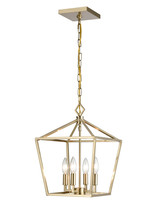 Millennium 3234-MG - 4-Light Pendant light Modern Gold