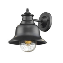 Millennium 2512-PBK - Kings Bay 1-Light Outdoor Wall Sconce Powder Coated Black