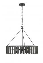 Millennium 27006-MB - Stella 6-Light Chandelier Ceiling Light Matte Black