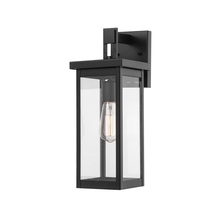 Millennium 2601-PBK - Barkeley 1-Light Outdoor Wall Sconce Powder Coated Black