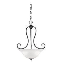 Millennium 73-BK - Main Street 3-Light Pendant light Black