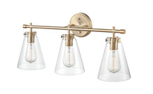 Millennium 8123-MG - Aliza 3-Light Vanity Modern Gold