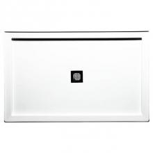 Americh S4236ST-BI - 42'' x 36'' Single Threshold DS Base w/Square Drain - Biscuit