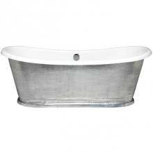 Americh SW7131T-HCP - Sawyer 7131 - Tub Only - Hammered Copper exterior / White interior