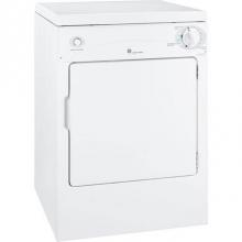 GE Appliances DSKP333ECWW - GE Spacemaker 120V 3.6 cu. ft. Capacity Portable Electric Dryer