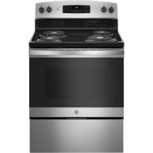 GE Appliances JB256RMSS - GE 30'' Free-Standing Electric Range