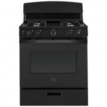 GE Appliances JGBS30DEKBB - GE 30'' Free-Standing Gas Range