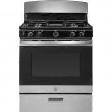 GE Appliances JGBS30REKSS - GE 30'' Free-Standing Gas Range