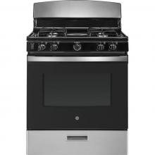 GE Appliances JGBS30RETSS - 30'' Free-Standing Gas Range