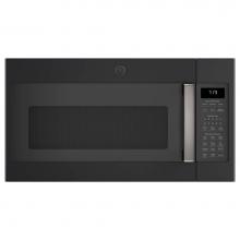 GE Appliances JNM7196FLDS - GE 1.9 Cu. Ft. Over-the-Range Sensor Microwave Oven with Recirculating Venting