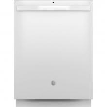 GE Appliances GDT550PGRWW - Top Control with Plastic Interior Dishwasher with Sanitize Cycle and Dry Boost