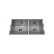 Lenova PC-SS-0Ri-D1 - Undermount Double Bowl 32'' x 19'' x 10''