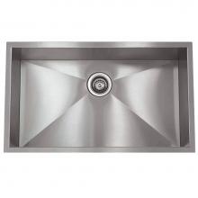 Lenova SS-0Ri S1 - Undermount Single Bowl 32'' x 19'' x 10''