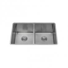 Lenova SS-12Ri D1 - Undermount Double Bowl 31'' x 18'' x 20''