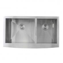 Lenova SS-AP-D36 - Undermount Double Bowl 36'' x 20-3/4'' x 10''