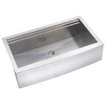 Lenova SS-AP2LE-S36 - Undermount Single Bowl 35-7/8'' x 22-4/5'' x 10''