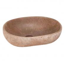 Lenova SV-17 Cobblestone - Above Counter Single Bowl Dimensions: Irregular