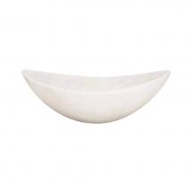 Lenova SV-20 White Marble - Above Counter Single Bowl 18-1/2'' x 15'' x 6''