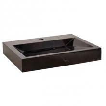 Lenova SV-61 Black Granite - Stone Above CounterRectangular Bowl