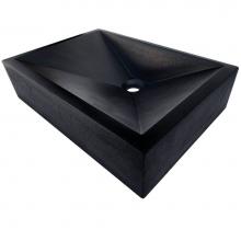 Linkasink AC06 BLK - RIDER: Concrete Rectangle Sloped Sink