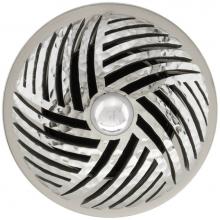 Linkasink D013 PH-SCR01-N - Herringbone Grid Strainer - Sphere Screw, No Overflow