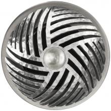 Linkasink D013 SH-SCR01-O - Herringbone Grid Strainer - Sphere Screw, With Overflow