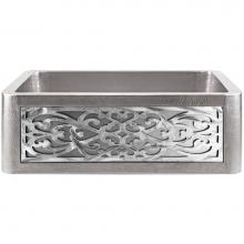 Linkasink PNL105 PS - Panel - Filigree - Polished Stainless Steel