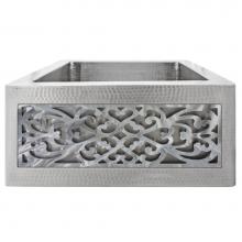 Linkasink PNLS105 PS - Panel  Small - Filigree - Polished Stainless Steel