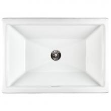 Linkasink BLD111 W - Yves Porcelain Undermount Builder''s Series, Undermount