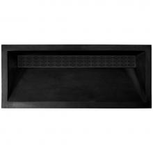 Linkasink AC08UMBLK-GCM002BCS - HENRY 36'' Trough Sink