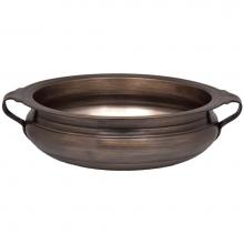 Linkasink B001AB - Bronze Bowl with Handles