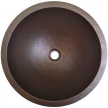 Linkasink BLD102DB - Large Round Builder's Series Hammered Metal