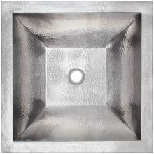 Linkasink BLD113SS - Coco Square Builder's Series Hammered Metal