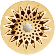 Linkasink D015PSB-SCR02-N - Star Grid with Mother of Pearl Screw