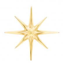 Linkasink VH010PB - 3'' Star Vanity Hardware, Small Star Shaped Brass