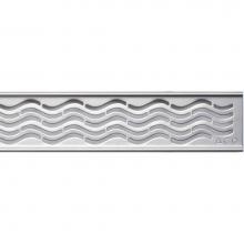 ACO ShowerDrain 143157 - 48'' Linear ShowerDrain - Wavy