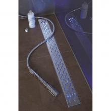 ACO ShowerDrain 37379 - QuARTz Lightline Blue