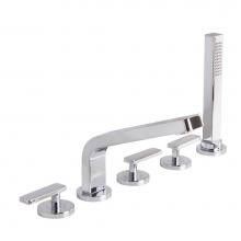 Speakman SB-2731 - Speakman Vector 5-Hole Deck Mount Tub Faucet in Polished Chrome