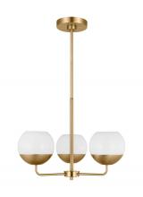 Visual Comfort & Co. Studio Collection 3168103EN3-848 - Alvin Three Light Chandelier